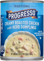 Progresso Traditional Creamy Roasted Chicken with Herb Dumplings Soup