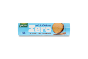 Печенье-сэндвич с шоколадным кремом без сахара с подсластителем Zero Gullon м/у 250г