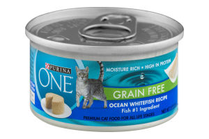Purina One Grain Free Cat Food Ocean Whitefish Recipe