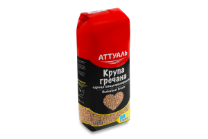Крупа гречневая ядрица быстроразвариваемая Аттуаль м/у 1кг