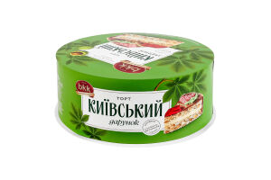 Торт з арахісом Київський дарунок Kyiv BKK к/у 450г