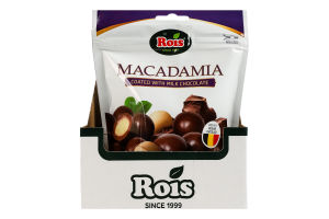 Макадамія в молочному шоколаді Rois д/п 90г