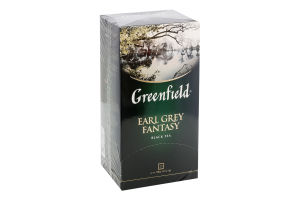 Чай чорний Earl Grey Fantasy Greenfield к/у 25х2г