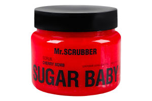 Скраб для тела сахарный Cherry bomb Sugar baby Mr.Scrubber 450г