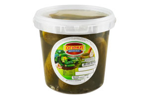 Огурцы маринованные ТОВ Ревега ведро 1кг