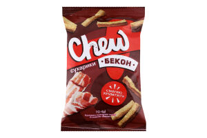 Сухарики пшенично-житні Бекон Chew м/у 70г