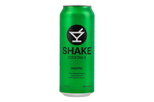 Напиток слабоалкогольный 500мл 7% сильногазированный Мохито Cocktails Shake ж/б