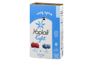 Yoplait Light Fat Free Yogurt Strawberry & Blueberry Patch - 8 CT