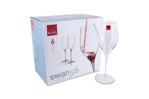 Набор бокалов для вина 560мл №421123 Swan 56 Rona 6шт