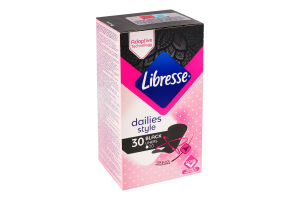 Прокладки ежедневные гигиенические Black Liners Libresse 30шт