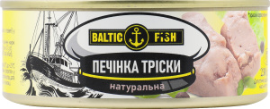 Печінка тріски натуральна Baltic Fish з/б 230г