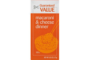 Guaranteed Value Macaroni & Cheese Dinner