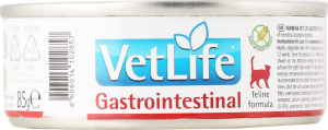 Корм д/котів Vet Life Gastrointestinal при захворюванні ШКТ 85г ж/б Farmina