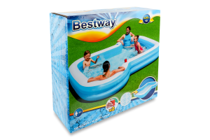 Бассейн надувной семейный 305х274х46см №54321 Сенсация Bestway 1шт