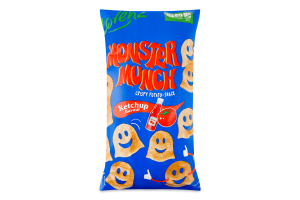 Чипсы картофельные со вкусом кетчупа Monster Munch Lorenz м/у 75г