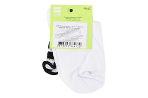Шкарпетки Premier socks висок рюш смуж білі р18-20