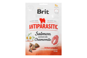 Ласощі д/собак Антипаразит з лососем та ромашкою 150г Бріт Кеа