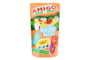 Чай холодний з персиком 200мл д/п Amigo