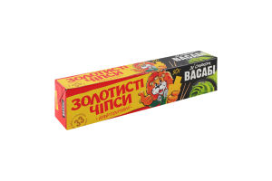 Чипси картопляні зі смаком васабі Золотисті к/у 50г
