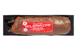 Ahold Pork Loin Filet Garlic Rosemary Thyme
