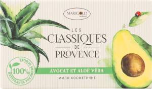 Мило косметичне Авокадо та алое Les Classiques de Provence Marigold natural 90г