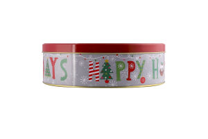 Коробка Щасливих свят металева 19,8*6,2см 985702