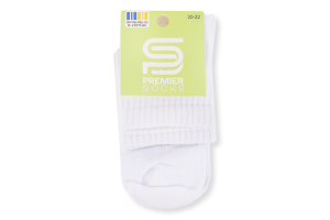 Шкарпетки дит Premier socks ажур серед білі р20-22