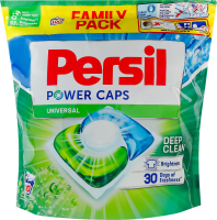 Засіб миючий для прання білих та світлих речей у капсулах Universal Power caps Deep clean Persil 100х14г