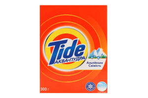 Средство моющее синтетическое порошкообразное Альпийская свежесть Аква-Пудра Tide 300г