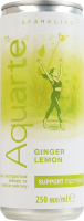 Напиток безалкогольный сильногазированный с экстрактом имбиря и вкусом лимона Поддержка Aquarte ж/б 250мл