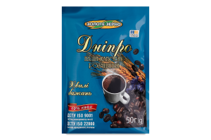 Напій кавовий розчинний Дніпро Золоте Зерно м/у 50г