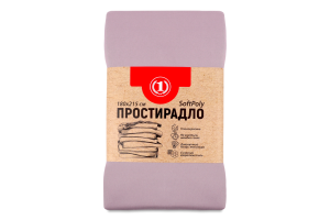 Простирадло пурпурно-рожеве 180*215см ТМ "1"