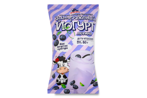 Мороженое сливочное Голубика Замороженный йогурт Рудь м/у 80г