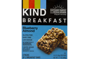 KIND Breakfast Bars Blueberry Almond - 4 CT