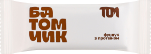 Батончик в молочному шоколаді Фундук з протеїном Том м/у 45г