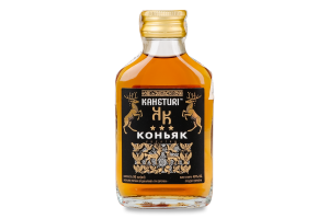 Коньяк 90мл 40% ординарний 3 зірки Kaheturi пл