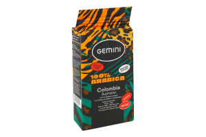 Кава натуральна смажена мелена Colombia Supremo Gemini в/ґ в/у 250г