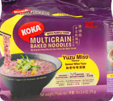 Локшина Koka смак юзу з фіолетовою кукурудзою