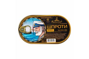 Шпроти Baltijas в олії 190г х10