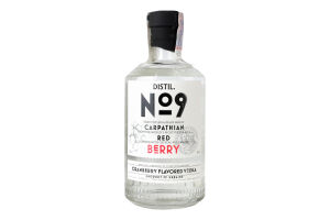 Горілка 500мл 38% особлива Журавлина Distil. №9 пл