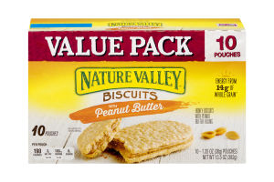 Nature Valley Biscuits With Peanut Butter - 10 PK