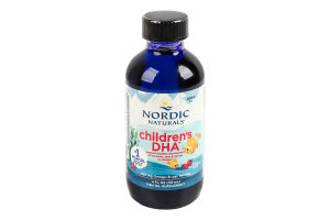 Добавка диетическая со вкусом клубники ДГК Children's Nordic Naturals 119мл