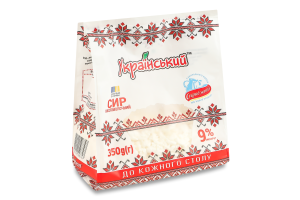 Сир кисломолочний 9% Український м/у 350г