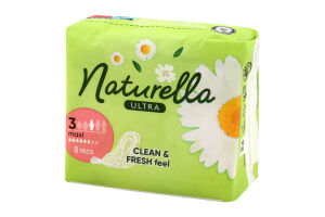 Прокладки гігієнічні Максі Ultra Camomile Naturella 8шт