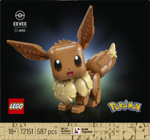 Конструктор для взрослых от 18лет №72151 Eevee Pokemon Lego 587эл