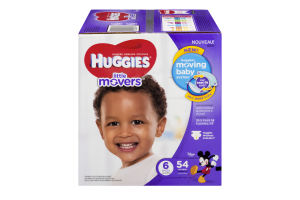 Huggies Little Movers Diapers 6 - 54 CT