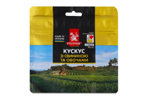 Кускус зі свининою та овочами Сто пудів д/п 88г