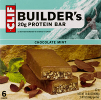 Clif Builder's 20g Protein Bar Chocolate Mint - 6 CT