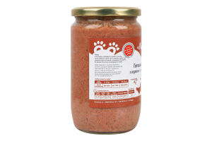 Корм консервированный для собак Готовый обед с курицей и судаком Классическая серия Леопольд с/б 670г