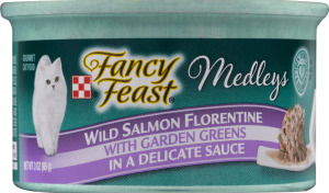 Fancy Feast Medleys Cat Food Wild Salmon Florentine